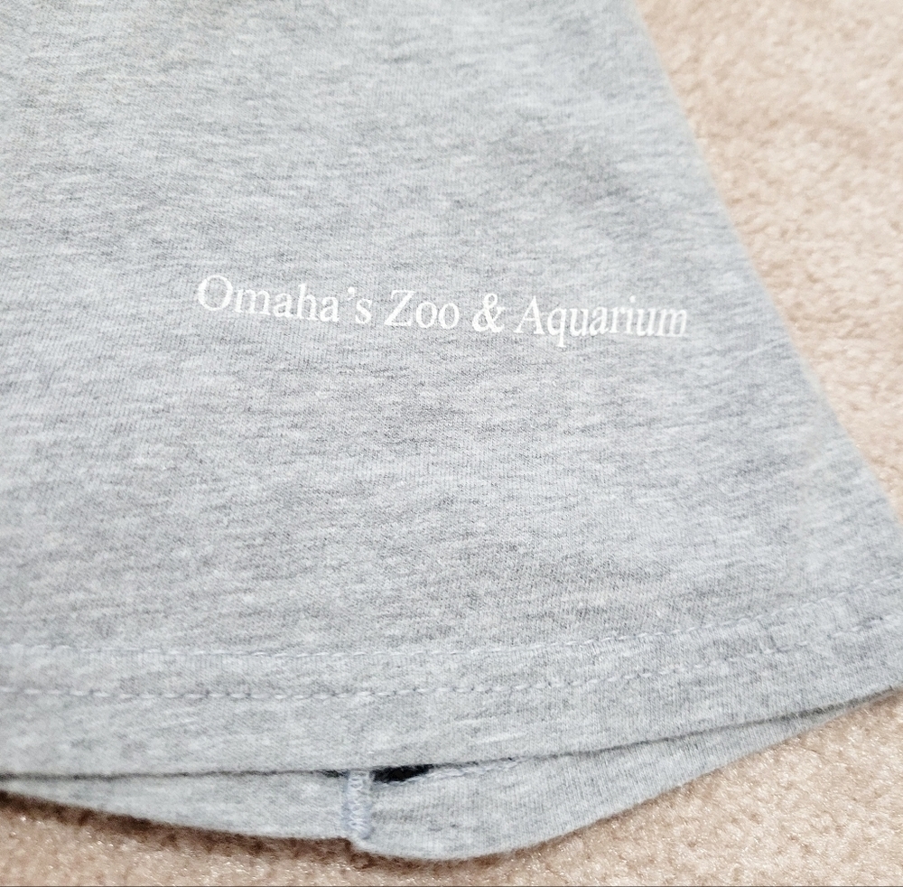 END HABITAT LOSS T-shirt 100% Cotton Elephant Omaha Zoo Unisex Size Medium - Picture 5 of 11